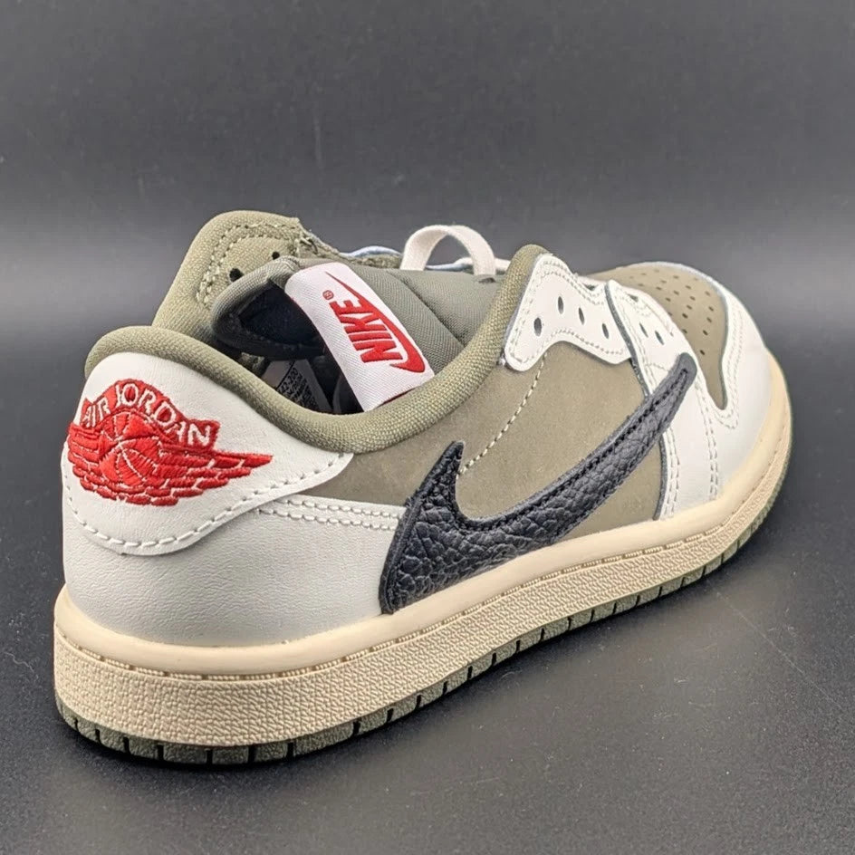 🔥Nike Air Jordan 1 Low OG SP Travis Scott Med Olive PS Size 2.5Y DO5442-200🔥 SoleComfort.shoes