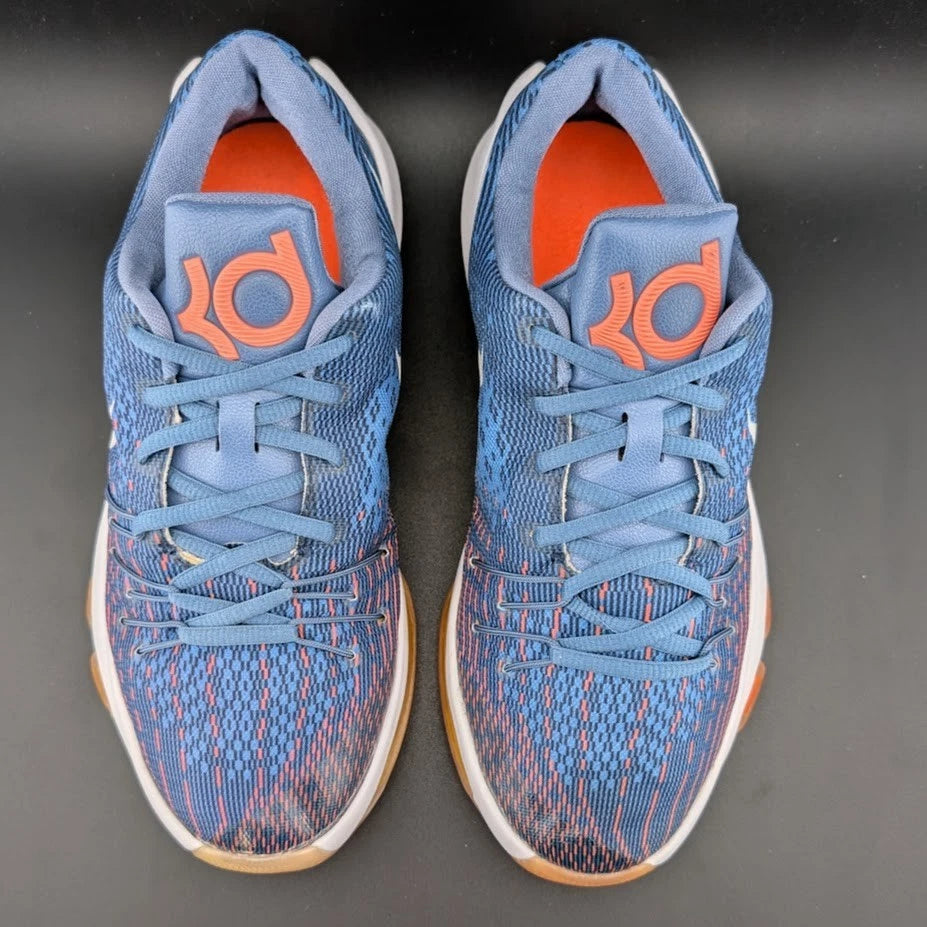 Nike KD 8 Away-Ocean Fog Midnight Navy-Kids Size 6Y 749375-414 Authentic Durant SoleComfort.shoes