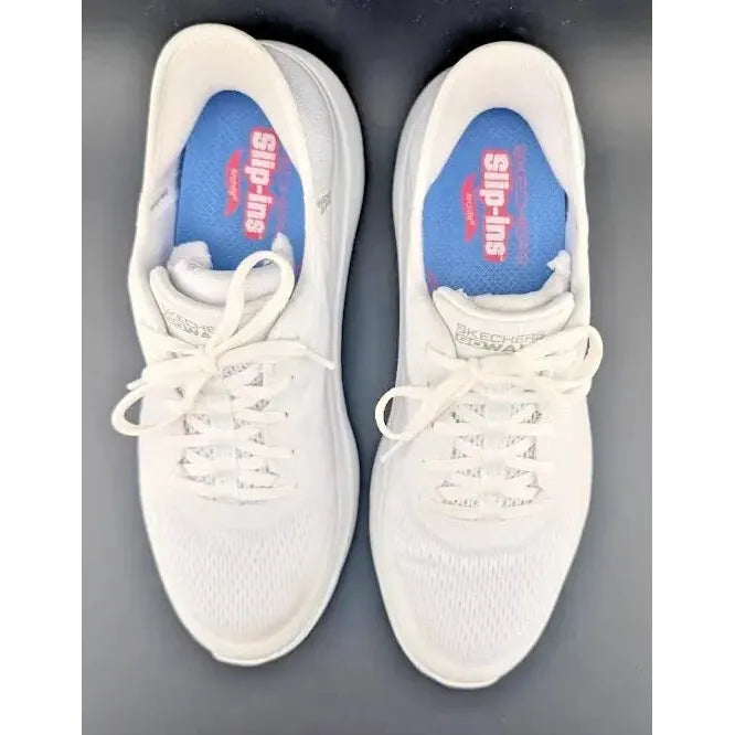 New/Imperfect - Skechers Womens Go Walk Arch Fit 2.0-Valencia White-Size 10.5 Shoes | S'25 Model - SoleComfort.shoes