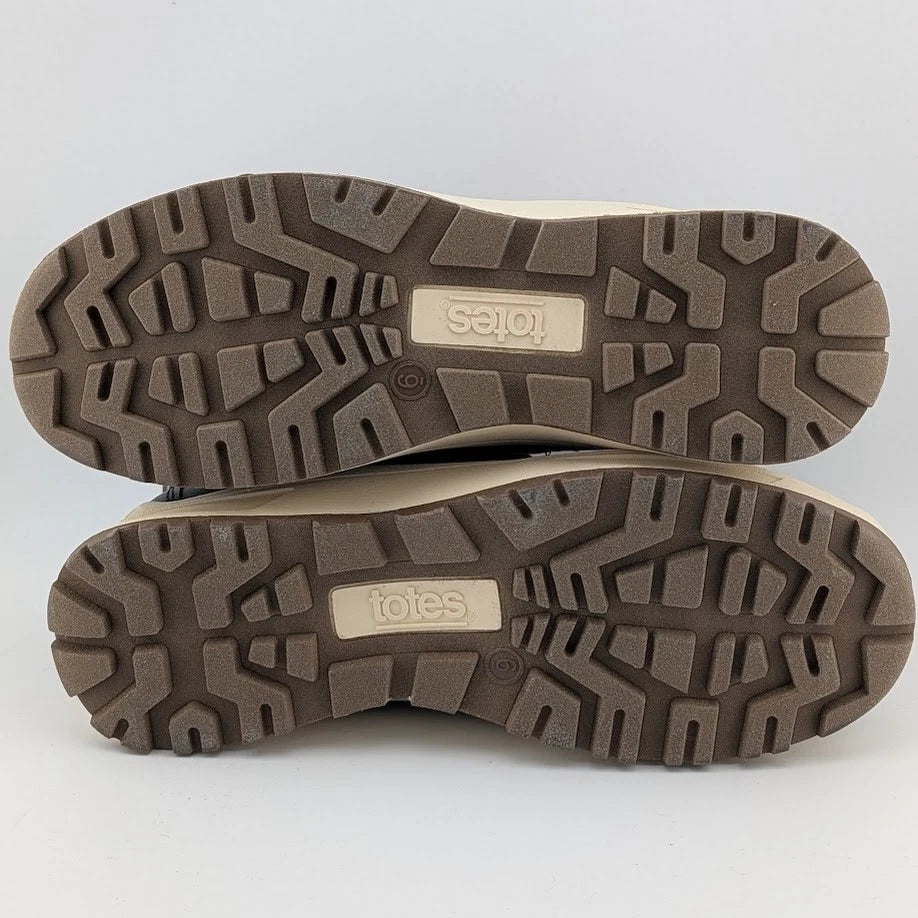 totes Women's Sade Sneaker Boots Waterproof All Weather Winter Boot Chestnut Blk SoleComfort.shoes