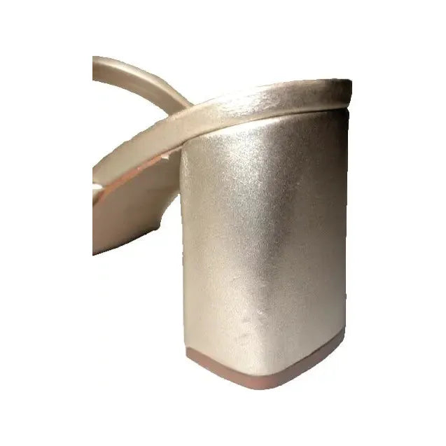 Pre-Owned Women's Size 8 Chunky Heeled Mule 2-Strap Sandal | Block Mid Heel Square Toe Dress Shoe Avidirk