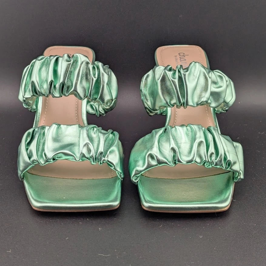 Charles by Charles David Women's Size 7M Priority Sandal Mint Metallic SoleComfort.shoes