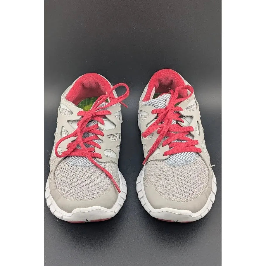 Nike Free Run 2 Grey Hot Pink White Lime Green Women’s Girls 6.5 SoleComfort.shoes