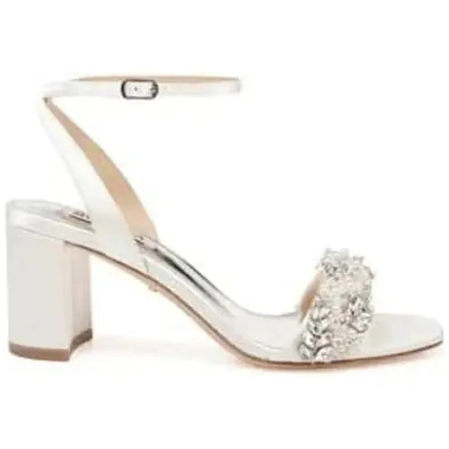 Badgley Mischka Clara Women's Embellished Strap Evening Shoe Size US 11 EU 42 Badgley Mischka