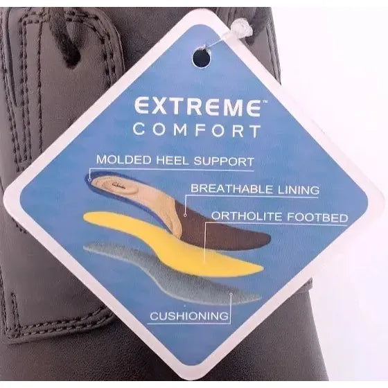 Clarks Mens Dress Shoes - Size 12M Mahogany Leather Whiddon Cap Oxford - SoleComfort.shoes