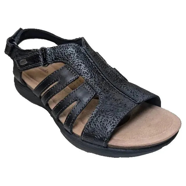 Women's Size 7.5M Clarks April Belle Sandal | 77018 | Leather Upper / Footbed Clarks