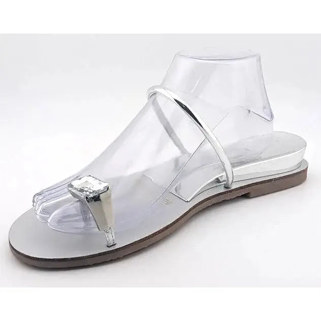 Womens Size 10/10.5 Rhinestone Bling Summer Jeweled Sandals Slip on Toe-Ring Flip Flop - SoleComfort.shoes