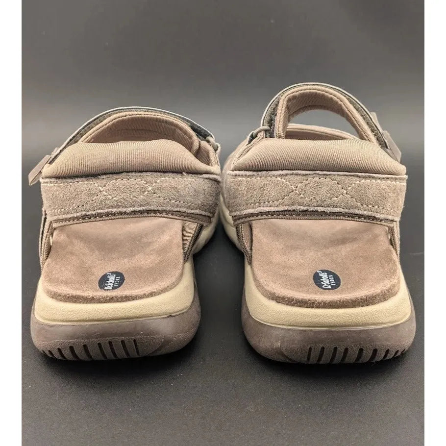 Dr Scholls Women's 7M Adelle Strap Sporty Slingback Sandal in Malt Taupe NIB SoleComfort.shoes