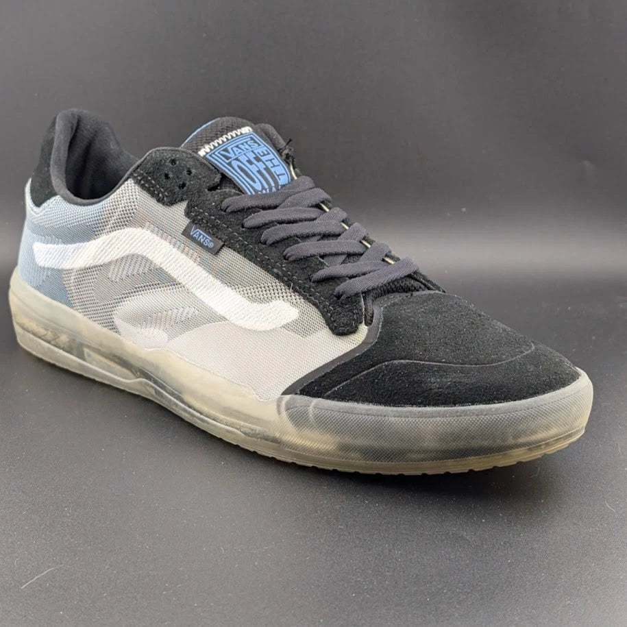 VANS Evdnt Ultimate Waffle Gradient Check Black Skate Shoes Men's Size 13 SoleComfort.shoes
