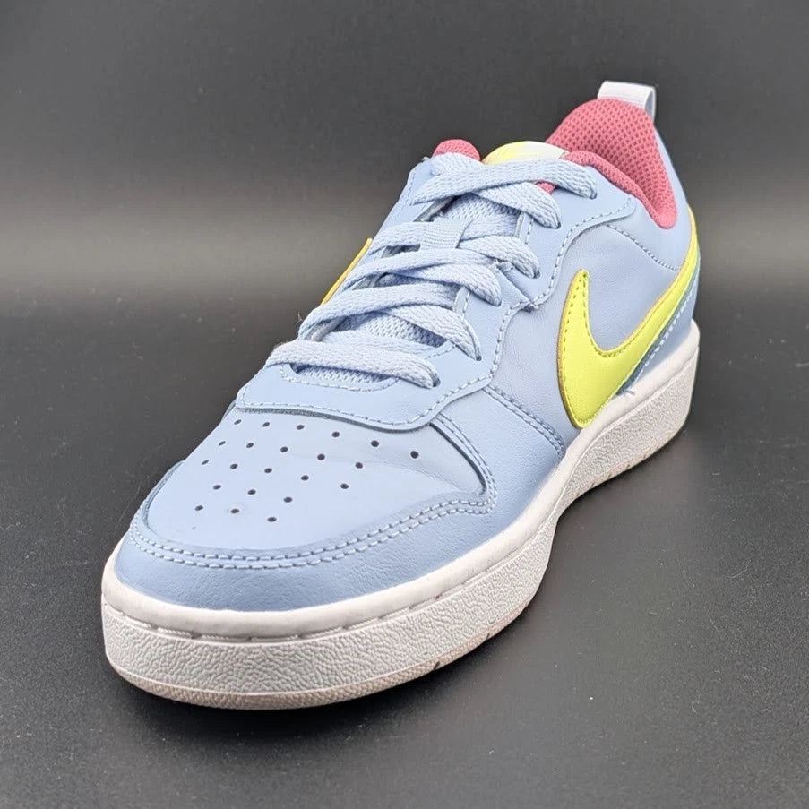 BIG KID'S Nike Court Borough Low 2 GS, UNISEX, Leather, BQ5448-405 | SUPER CLEAN SoleComfort.shoes