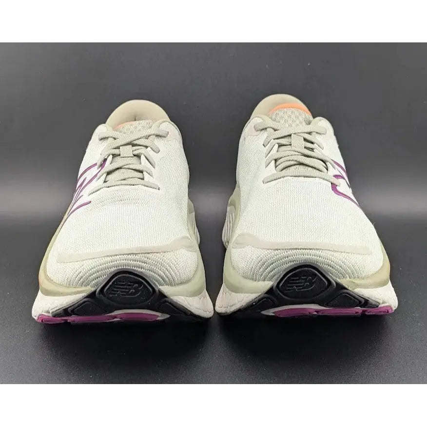 New Balance Womens 9W Foam Kaiha Road Mint/Plum/Mango Running Sneakers SoleComfort.shoes