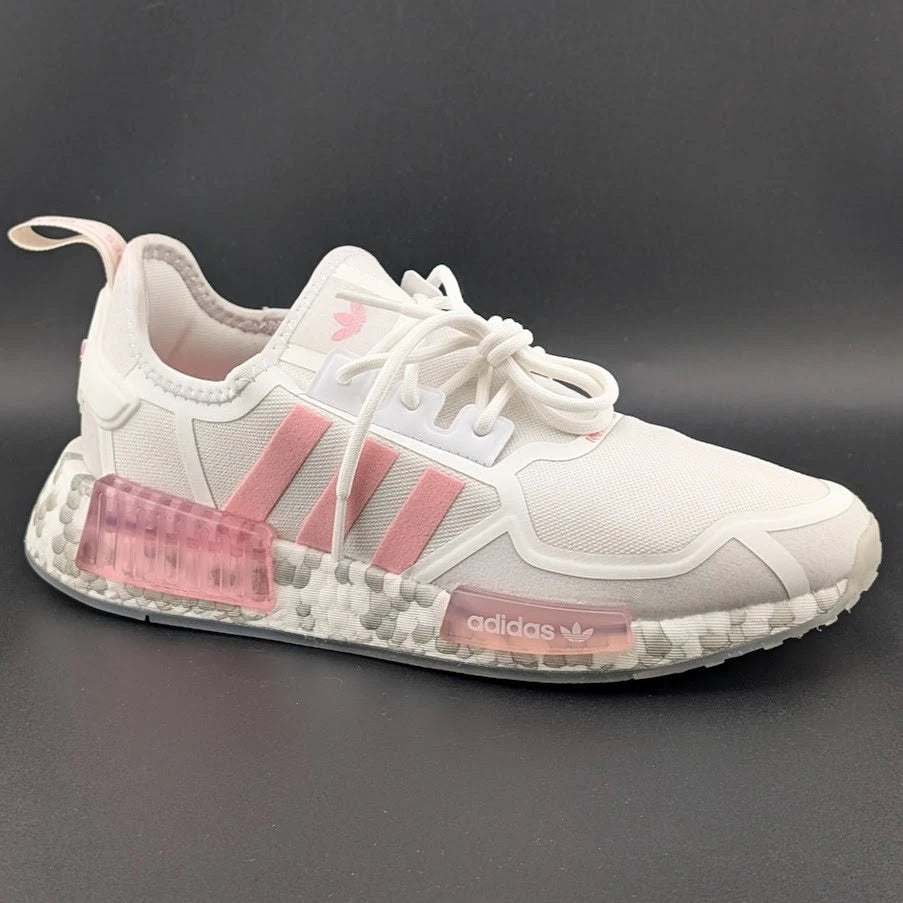 adidas originals Size 6Y NMD_R1 White/Light Pink GX5733 (EU Size 38.5 US Wmn's 8M) Beautiful Shoe! SoleComfort.shoes