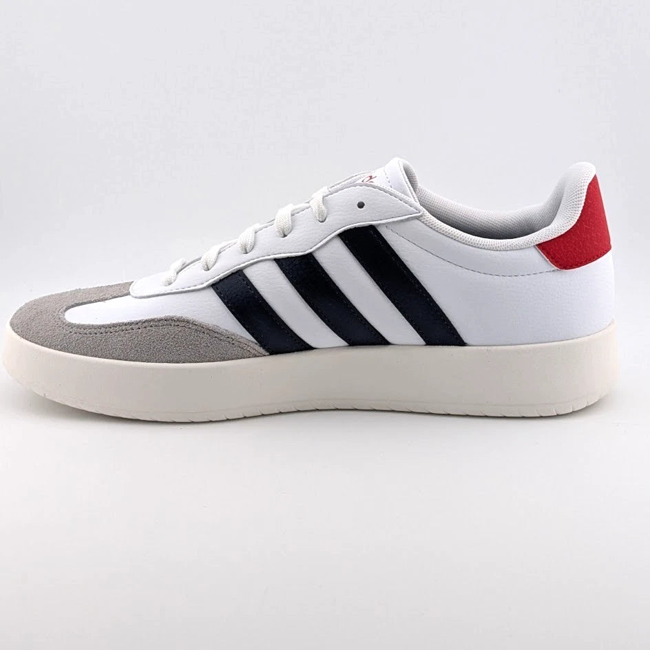 Men's adidas Barreda Size 10.5 - White Shadow Navy Scarlet SoleComfort.shoes