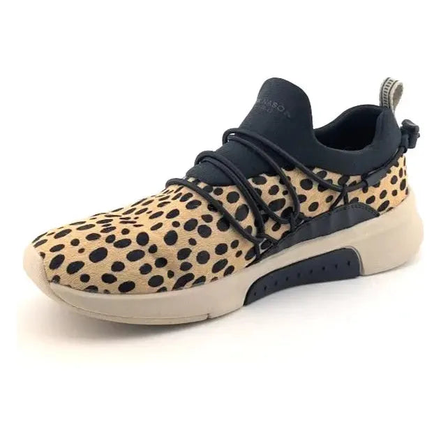 Women's New Mark Nason Paige Leopard Print Calf Hair Sneakers Shoes Size 7.5 M Mark Nason