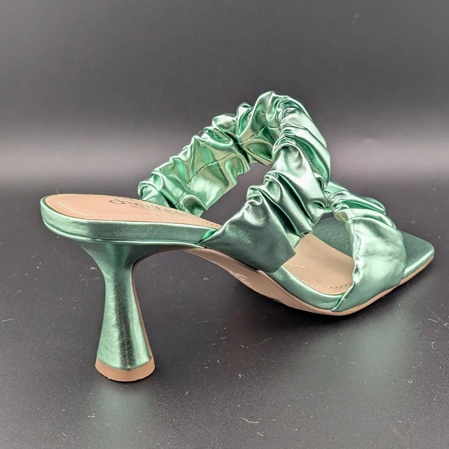 Charles by Charles David Women's Size 7M Priority Sandal Mint Metallic SoleComfort.shoes