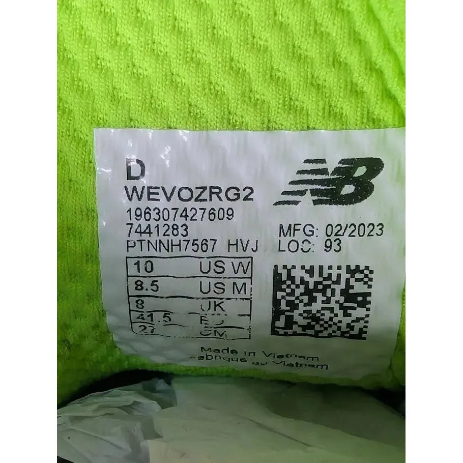 Pre-owned New Balance Fresh Foam EVOZ Womens Size 10, Mens Size 8.5 Light Blue / Purple New Balance