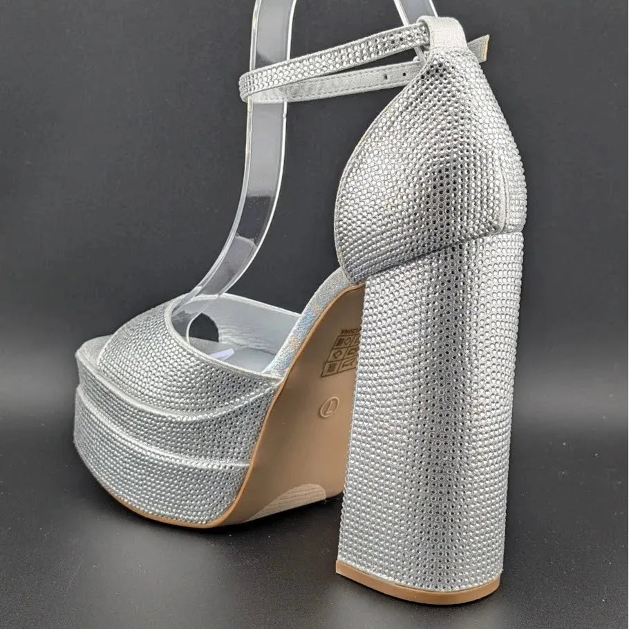 Dream Pairs Women Sz 7 | 2" Platform Chunky 5.5" Heel Pumps College Style Party SoleComfort.shoes