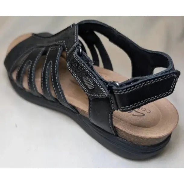 Women's Size 7.5M Clarks April Belle Sandal | 77018 | Leather Upper / Footbed Clarks