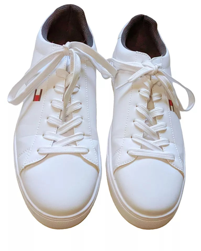 Tommy Hilfiger Men's Brecon Cup Sole Casual Sneakers in White | Size 10M (US)