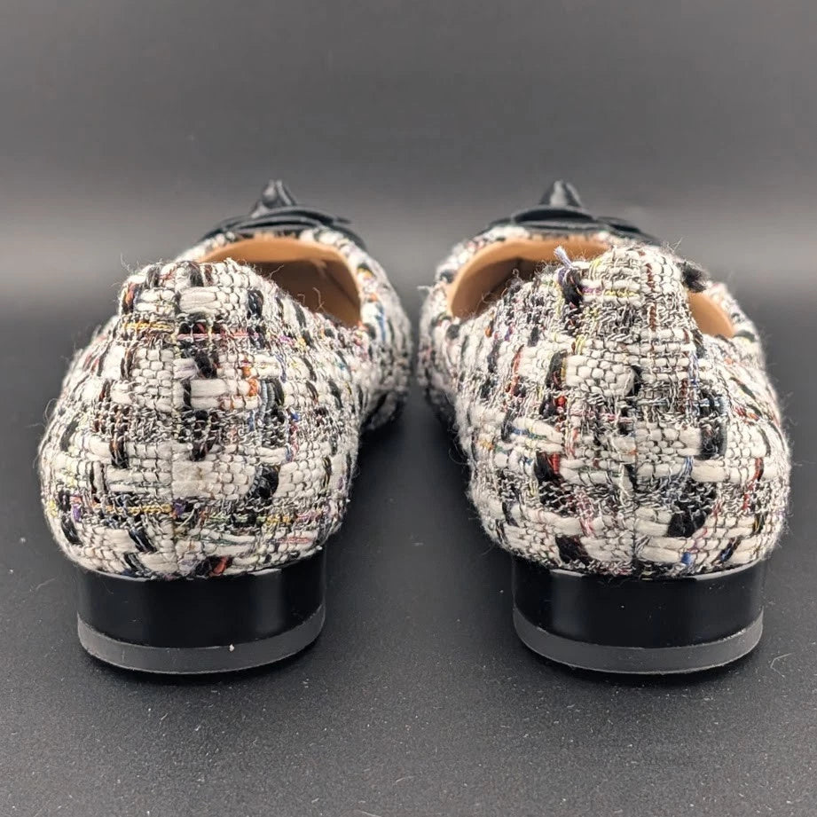 C. Paravano Camellia Purple Tweed Flats Women’s 8.0 EU 39 Pointed Toe Ballet SoleComfort.shoes