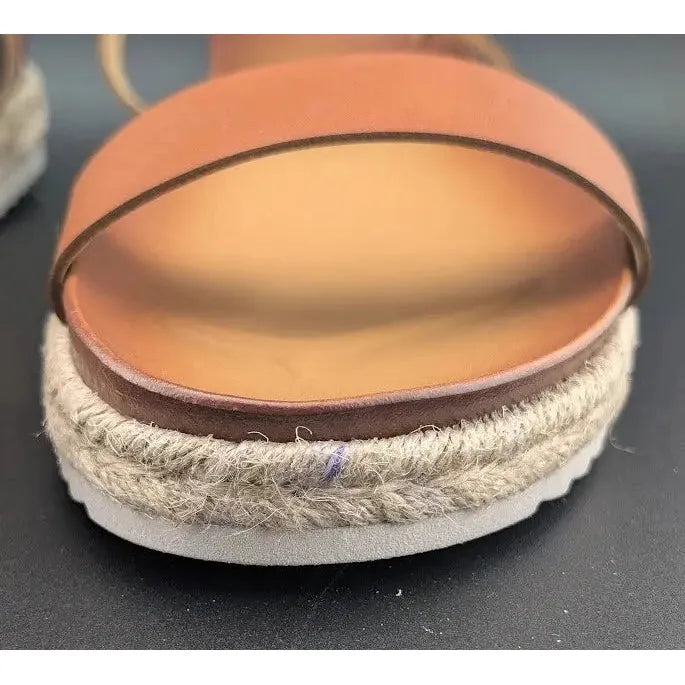 DREAM PAIRS 9.5 Women's Platform Espadrille Wedge Sandals Round Toe Causal Shoes - SoleComfort.shoes