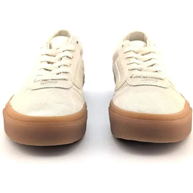 VANS Ward Old Skool Translucent Gum Crème Bru Womens Cream Suede Sneaker VANS