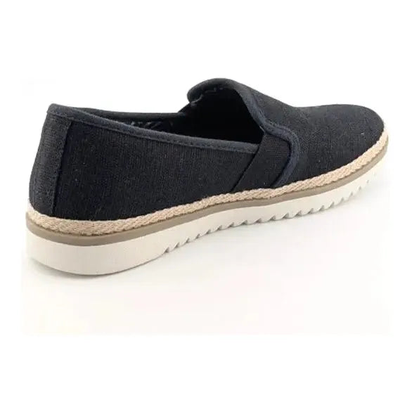 SKECHERS WOMEN'S Size 7 FLEXPADRILLE LO BALLET FLAT BLACK Espadrille 114020 Skechers