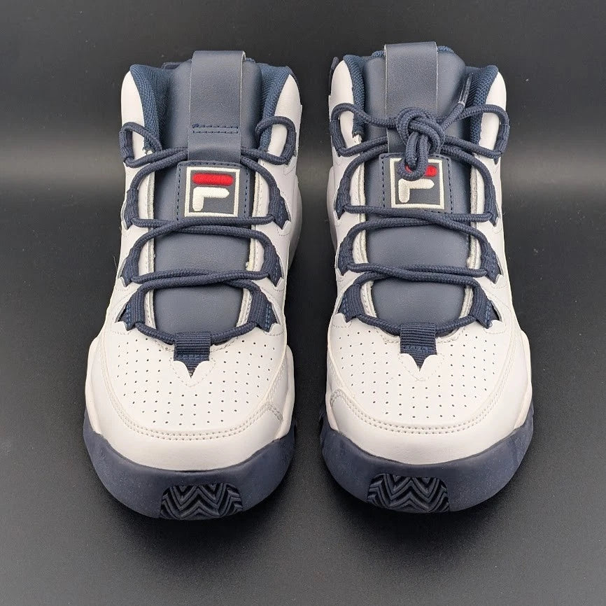 Fila Grant Hill 1 5BM00528-125 Women White Leather Athletic Basketball Shoes 8 SoleComfort.shoes