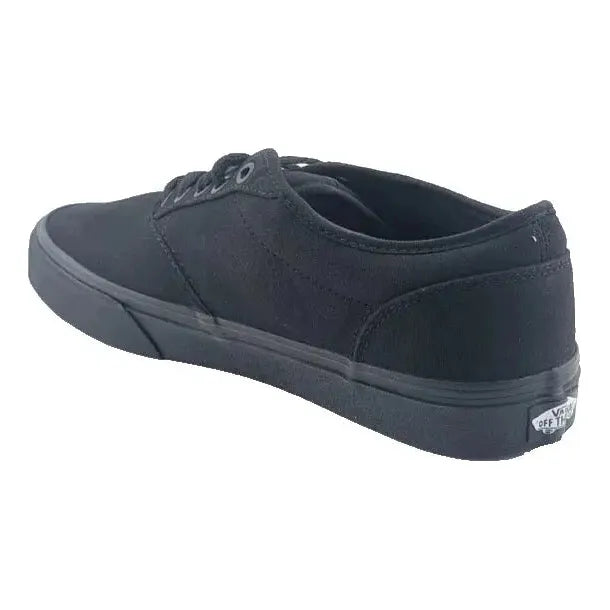 New VANS Men's Size 10 Atwood Canvas Black/ Black Skateboard Sneakers Shoes VANS