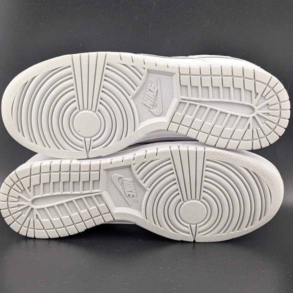 Nike Men's Size 7 / Womans 8.5 Dunk Low Pure Platinum DV0831-101 SoleComfort.shoes