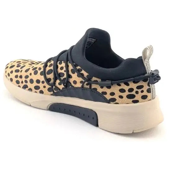 Women's New Mark Nason Paige Leopard Print Calf Hair Sneakers Shoes Size 7.5 M Mark Nason