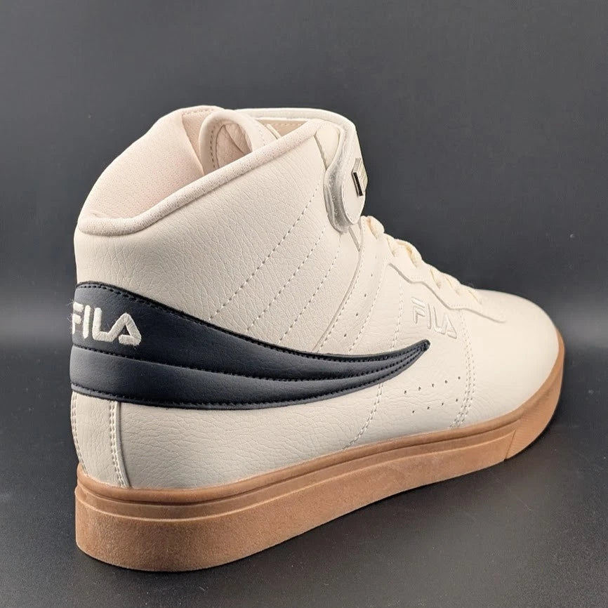 Fila Vulc 13 Ivory with Black Flag and Gum Soles Size 12 1CM00080-165 SoleComfort.shoes