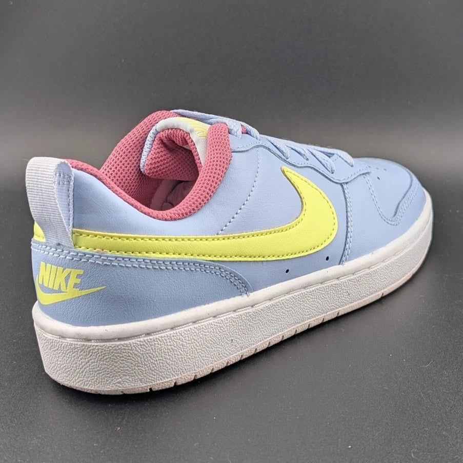 BIG KID'S Nike Court Borough Low 2 GS, UNISEX, Leather, BQ5448-405 | SUPER CLEAN SoleComfort.shoes