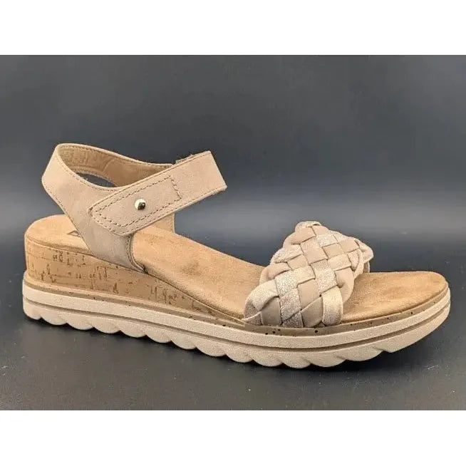 White Mountain Women's Size 10 Braided Strap Wedge Sandal New for Spring 2025 Women's sandals White Mountain