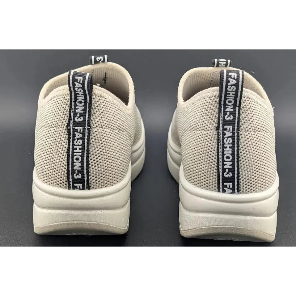 STQ Lightweight Breathable Sneakers Walking Women Shoes Size 7.5 Roller Bottom SoleComfort.shoes