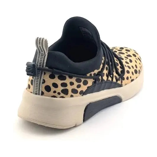 Women's New Mark Nason Paige Leopard Print Calf Hair Sneakers Shoes Size 7.5 M Mark Nason