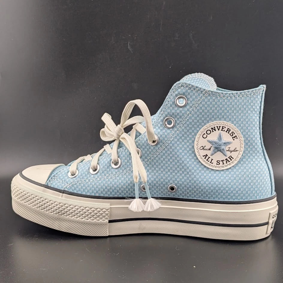 Converse Chuck Taylor All-Star Lift Platform Womens Size 7.5 Infinity Pool Blue SoleComfort.shoes