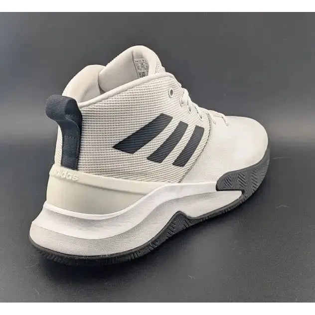 Size 12 - adidas Own The Game White Black Pre-owned Excellent Condition - SoleComfort.shoes