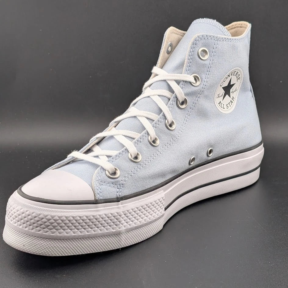 All Star Converse CTAS Lift HI Blue Platform Shoe Sneakers Women's Size 9 or 10 Converse