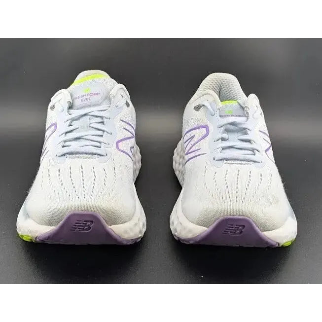 Pre-owned New Balance Fresh Foam EVOZ Womens Size 10, Mens Size 8.5 Light Blue / Purple New Balance