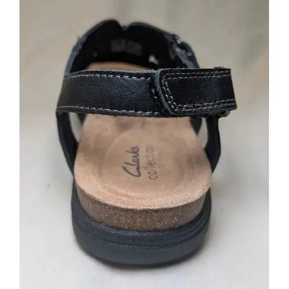 Women's Size 7.5M Clarks April Belle Sandal | 77018 | Leather Upper / Footbed Clarks