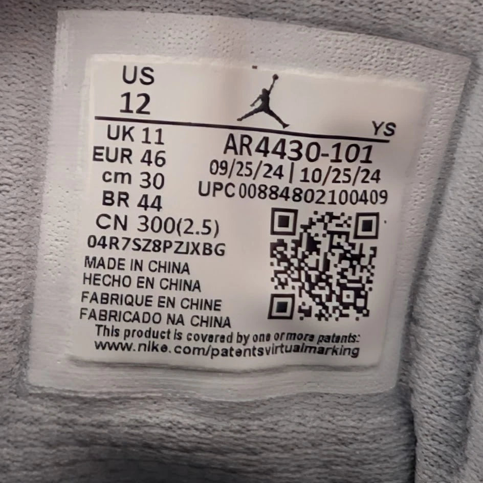 NEW Air Jordan Lift Off Mens Size 12 Basketball Shoes White Black Gry AR4430-101 SoleComfort.shoes