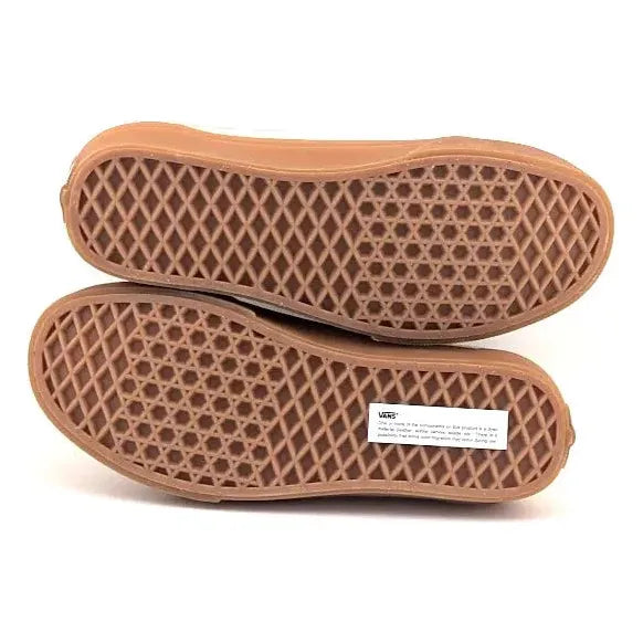 VANS Ward Old Skool Translucent Gum Crème Bru Womens Cream Suede Sneaker VANS