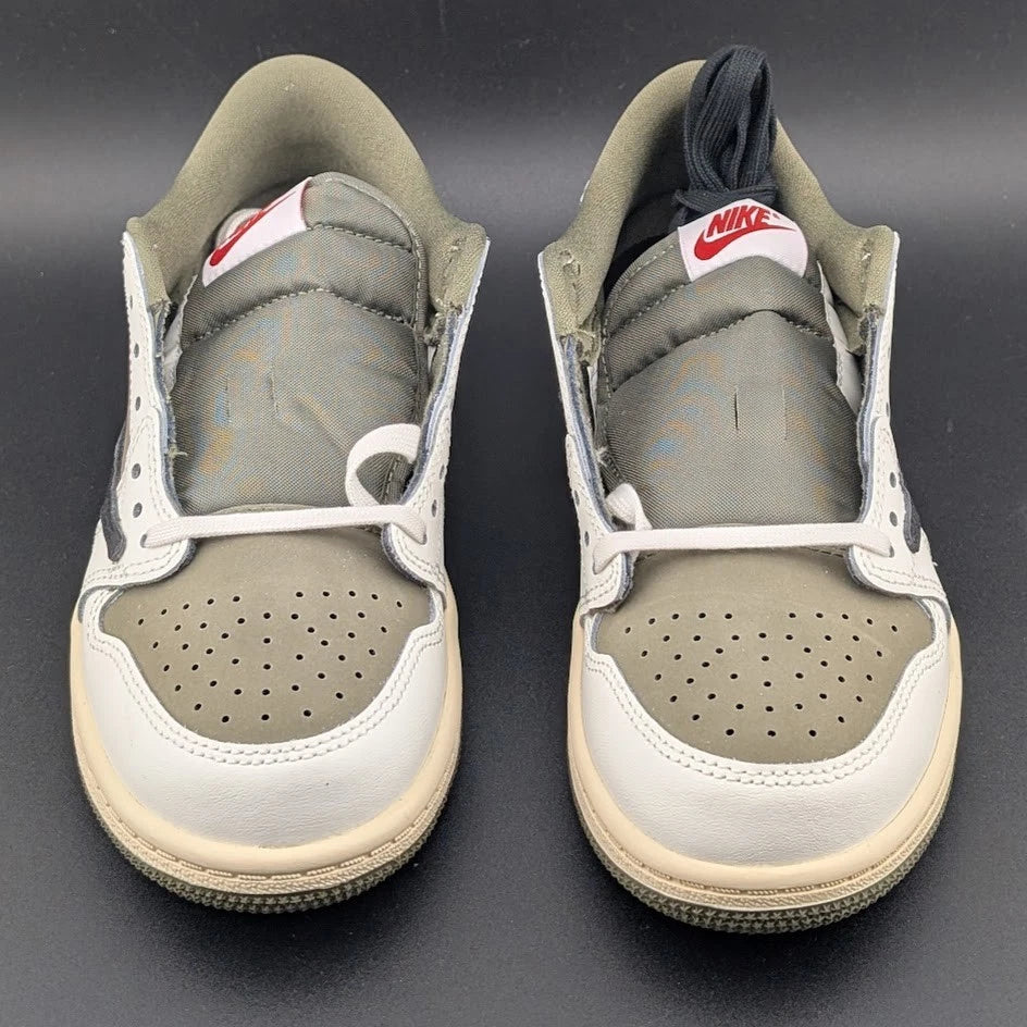 🔥Nike Air Jordan 1 Low OG SP Travis Scott Med Olive PS Size 2.5Y DO5442-200🔥 SoleComfort.shoes