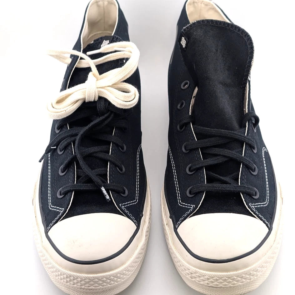 Converse Chuck Undefeated 1970's Mid Men's Size 16 Black/Natural A00673C SoleComfort.shoes
