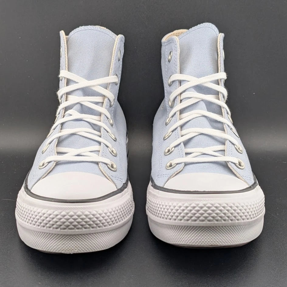 All Star Converse CTAS Lift HI Blue Platform Shoe Sneakers Women's Size 9 or 10 Converse