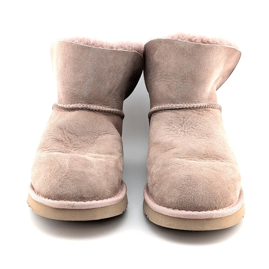 Fireside by Dearfoams Dusty Pink Size 10 Women’s Low Foldover Bootie WaterResist SoleComfort.shoes