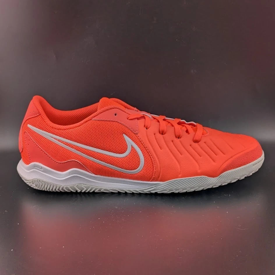 Mens Nike Legend 10 Academy IC Indoor Soccer Shoes Size 11 HOT LAVA/WHITE SoleComfort.shoes
