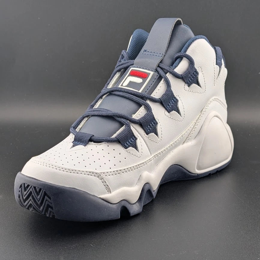 Fila Grant Hill 1 5BM00528-125 Women White Leather Athletic Basketball Shoes 8 SoleComfort.shoes