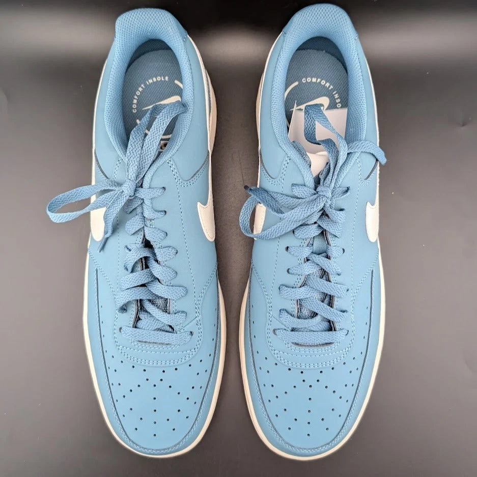 Men's Nike Court Vision Low Size 12 Smokey Blue/Sail HM9429-001 NIB SoleComfort.shoes